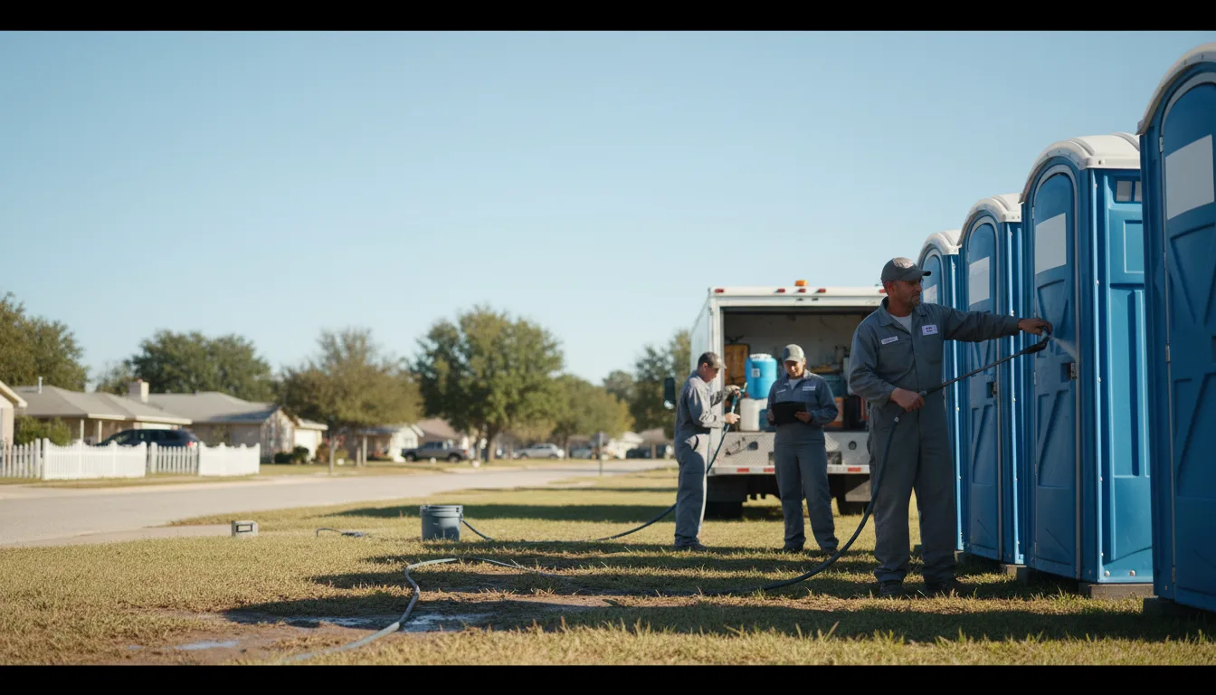 Long-Term Portable Toilet Rental in Ball, LA near me